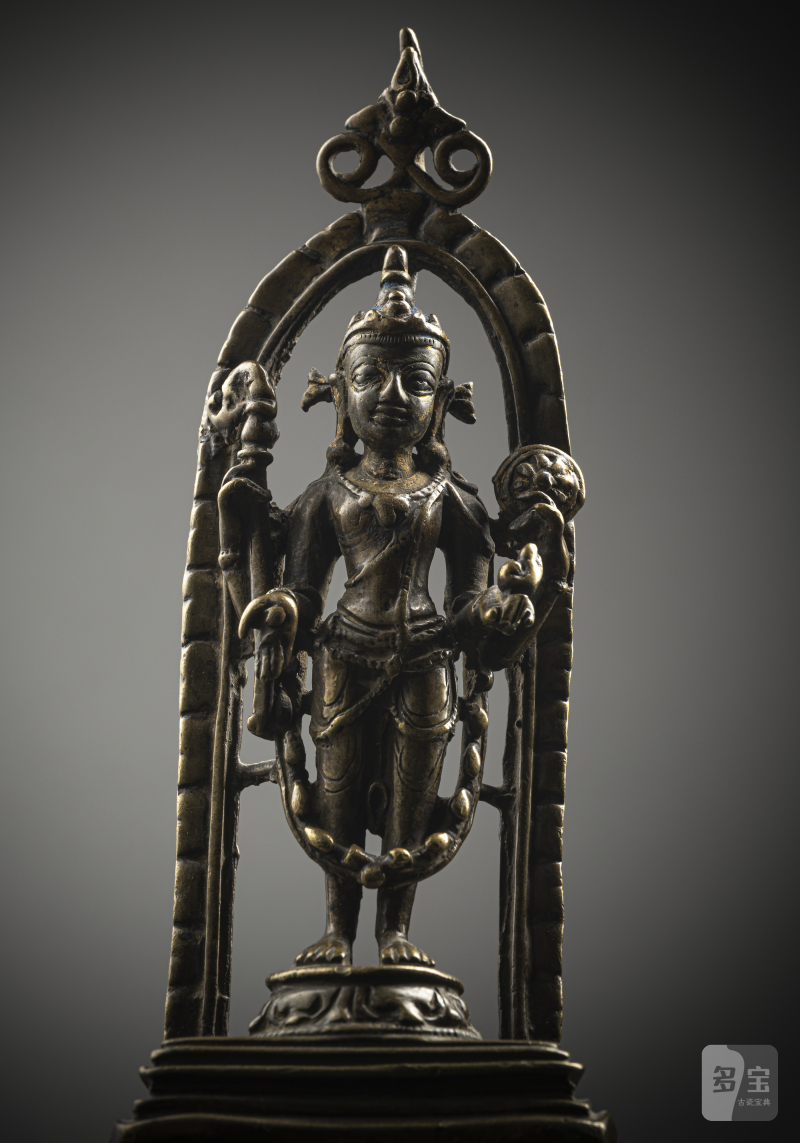 A BRONZE FIGURE OF PROBABLY VISHNU - 图5
